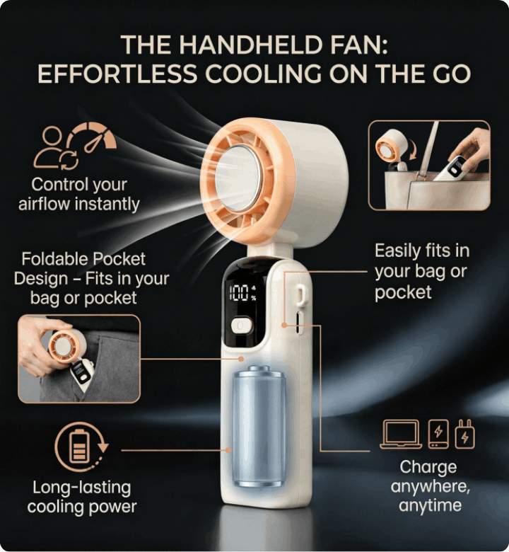 Aervion Handheld Fan